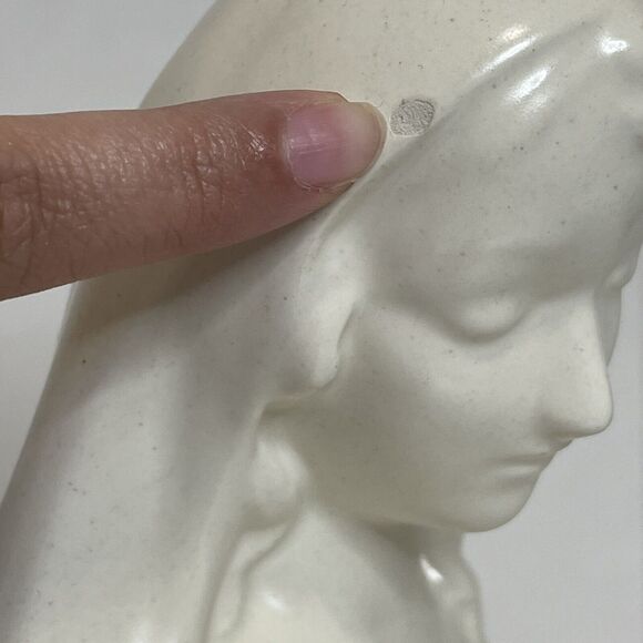 Vintage Haegar Praying Madonna Ceramic planter Made In U.S.A - Picture 13 of 14